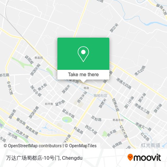 万达广场蜀都店-10号门 map