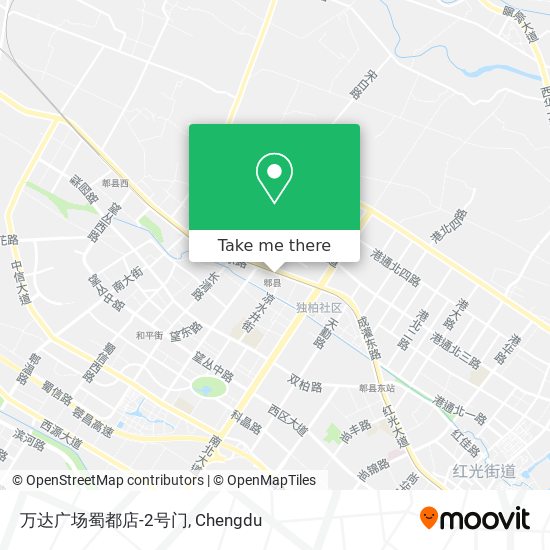 万达广场蜀都店-2号门 map