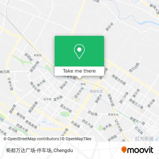 蜀都万达广场-停车场 map