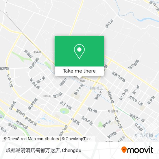 成都潮漫酒店蜀都万达店 map