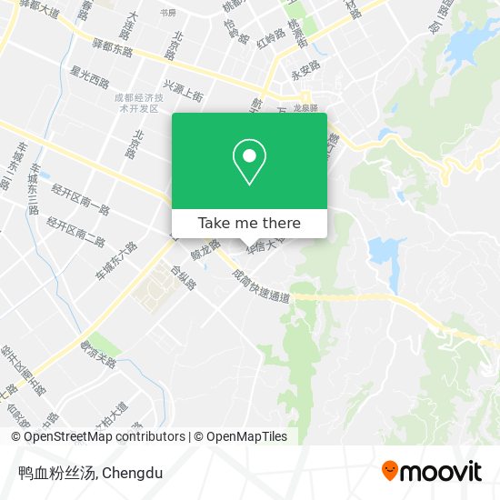 鸭血粉丝汤 map