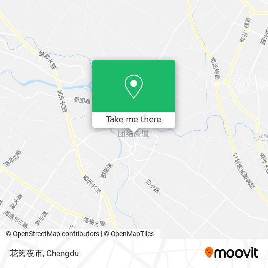 花篱夜市 map