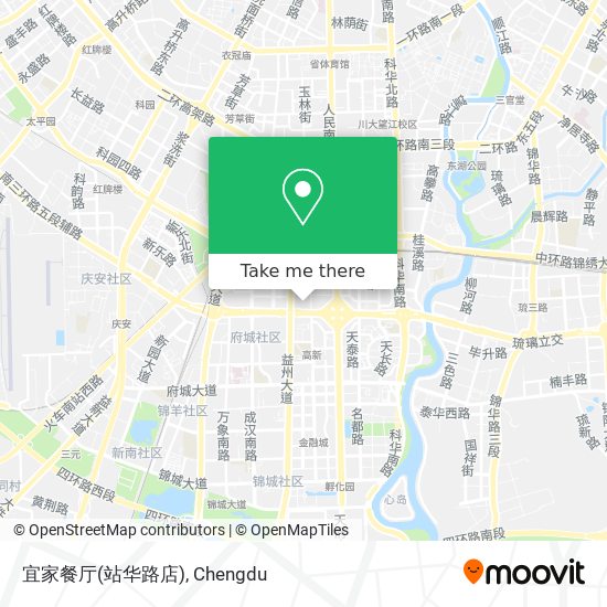 宜家餐厅(站华路店) map