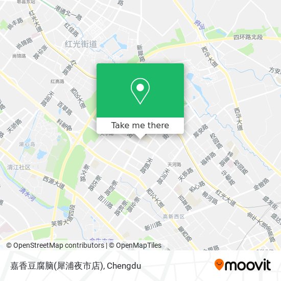 嘉香豆腐脑(犀浦夜市店) map
