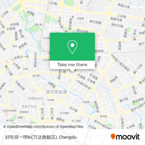 好吃得一哔bi(万达旗舰店) map