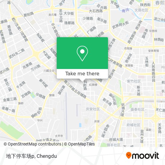 地下停车场p map