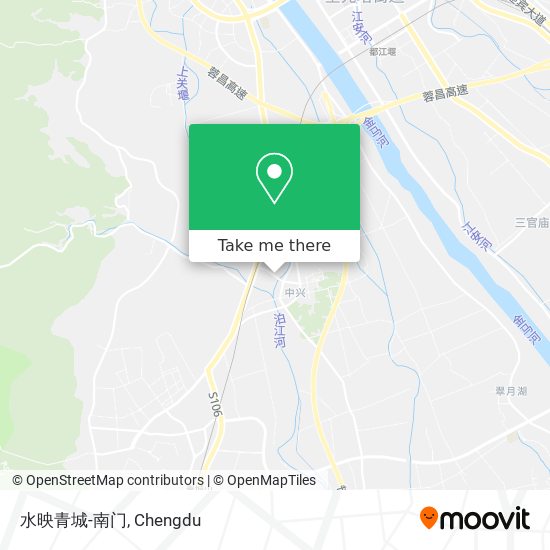 水映青城-南门 map