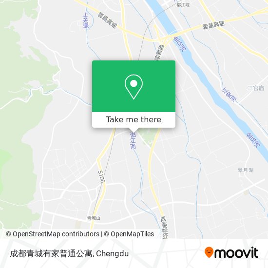 成都青城有家普通公寓 map