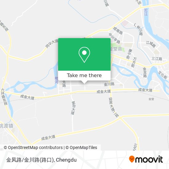 金凤路/金川路(路口) map