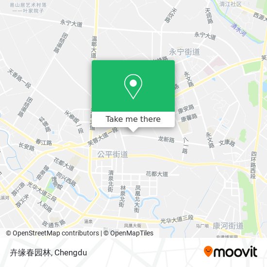 卉缘春园林 map