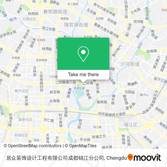 居众装饰设计工程有限公司成都锦江分公司 map