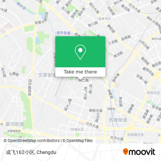 成飞162小区 map