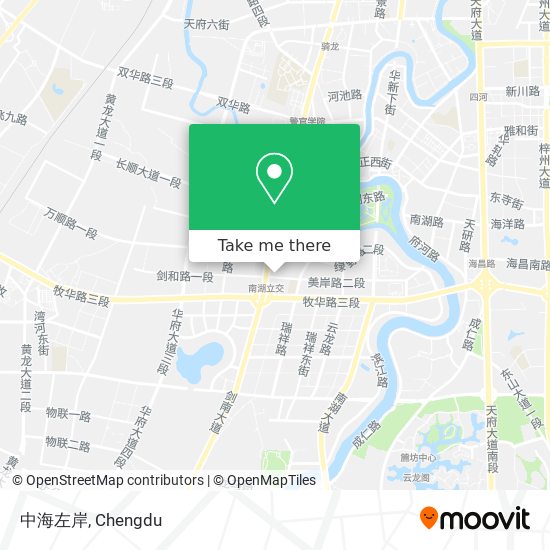 中海左岸 map