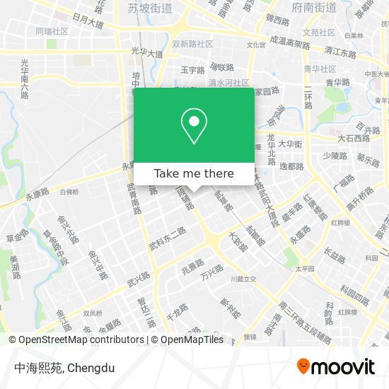 中海熙苑 map