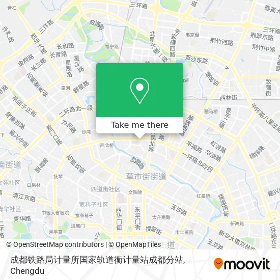 成都铁路局计量所国家轨道衡计量站成都分站 map