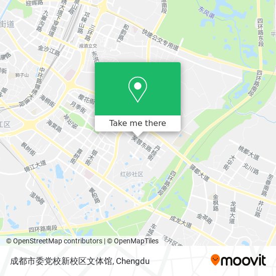 成都市委党校新校区文体馆 map
