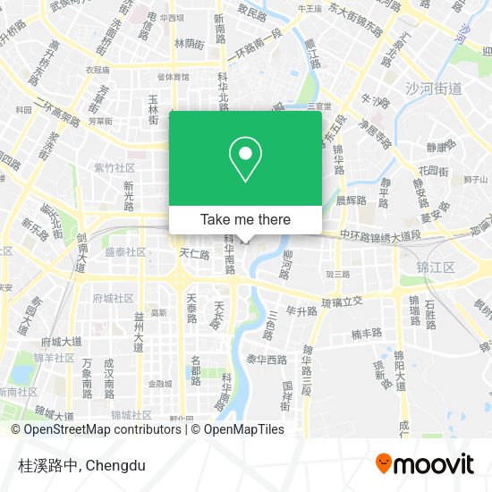 桂溪路中 map