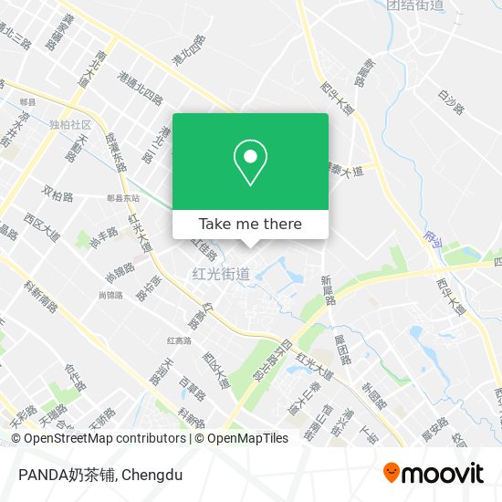 PANDA奶茶铺 map