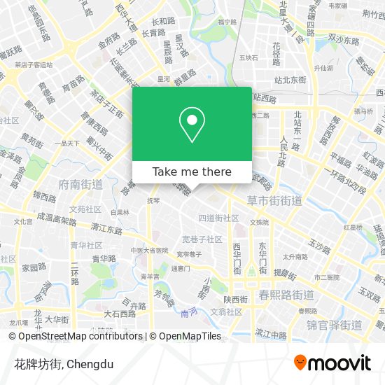 花牌坊街 map