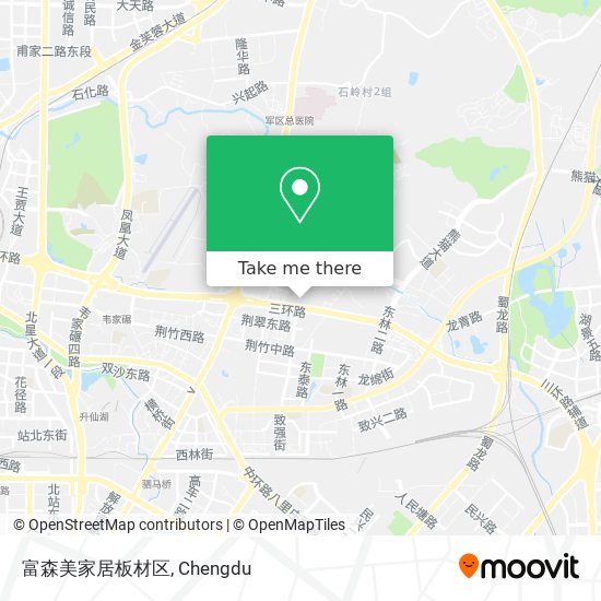 富森美家居板材区 map