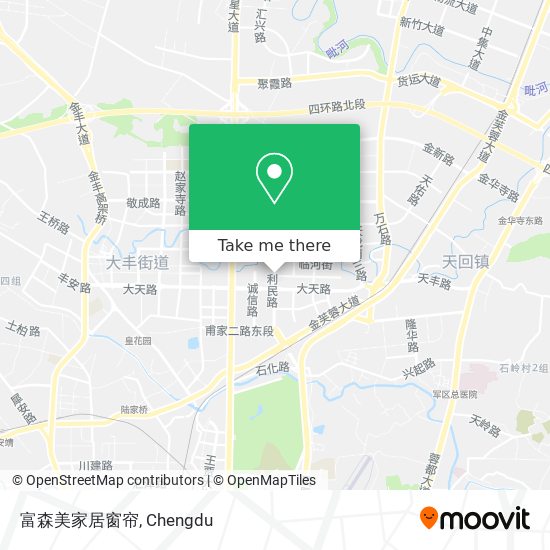 富森美家居窗帘 map