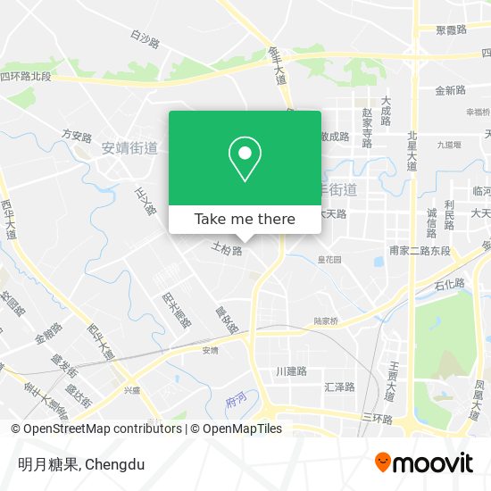 明月糖果 map