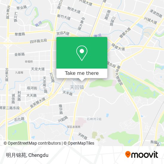 明月锦苑 map