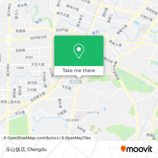乐山饭店 map