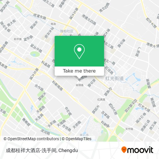 成都桂祥大酒店-洗手间 map