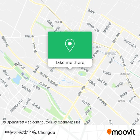 中信未来城14栋 map