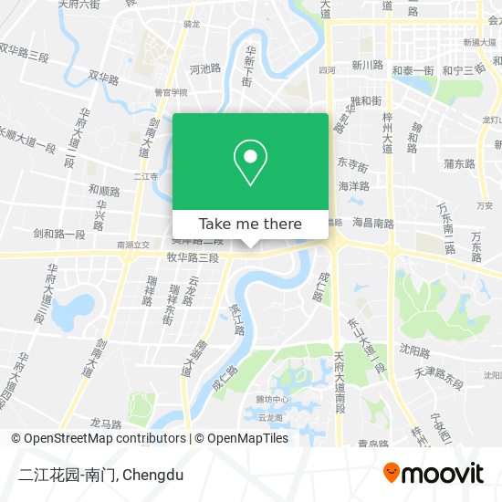 二江花园-南门 map
