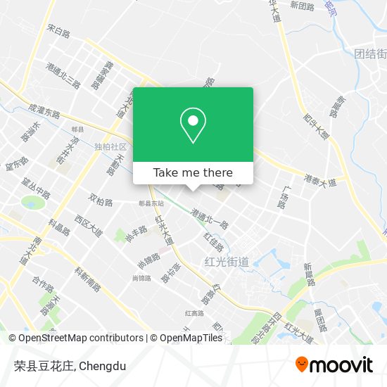 荣县豆花庄 map