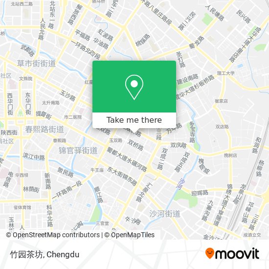 竹园茶坊 map