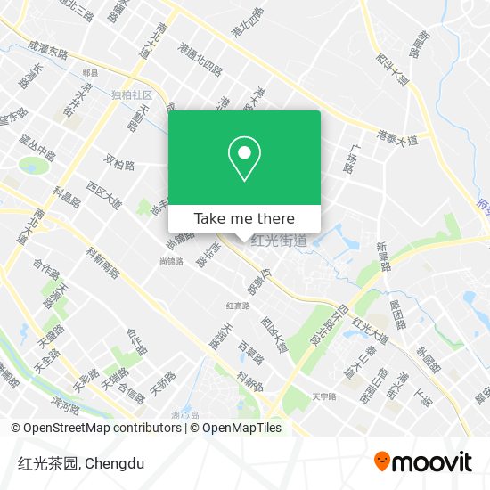 红光茶园 map