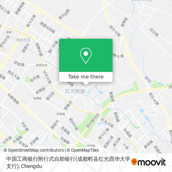 中国工商银行附行式自助银行(成都郫县红光西华大学支行) map