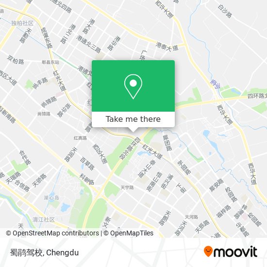 蜀鹃驾校 map