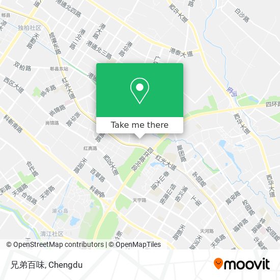兄弟百味 map
