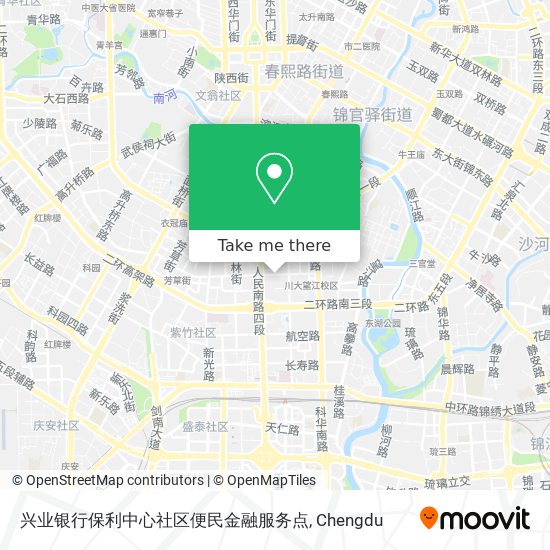 兴业银行保利中心社区便民金融服务点 map