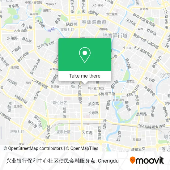 兴业银行保利中心社区便民金融服务点 map