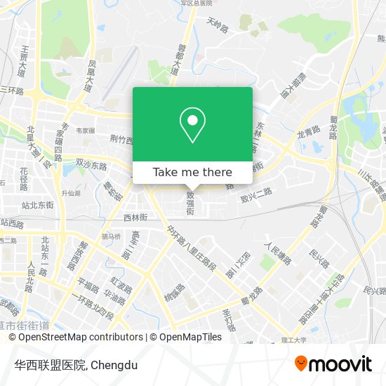 华西联盟医院 map