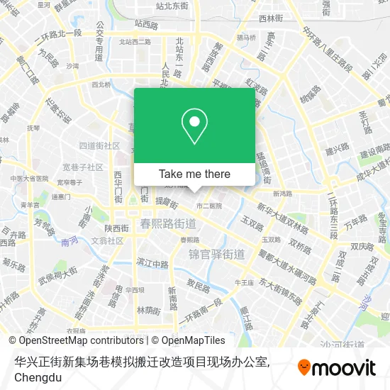 华兴正街新集场巷模拟搬迁改造项目现场办公室 map