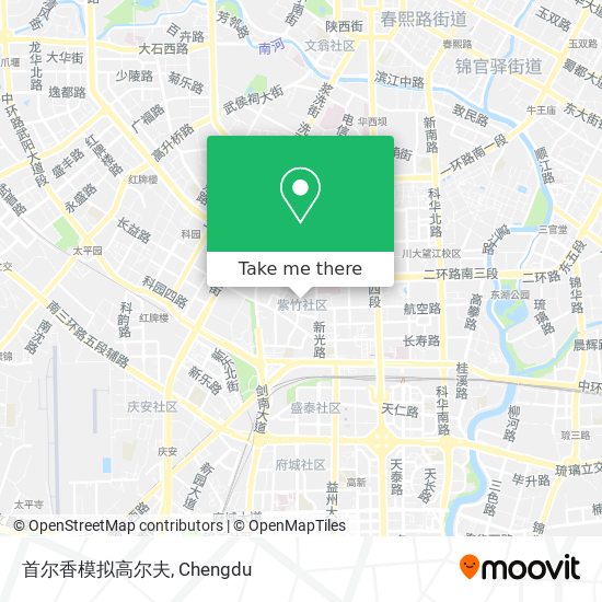 首尔香模拟高尔夫 map