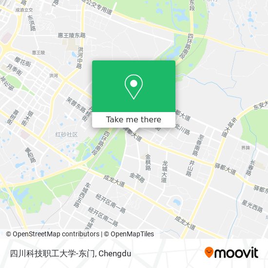 四川科技职工大学-东门 map