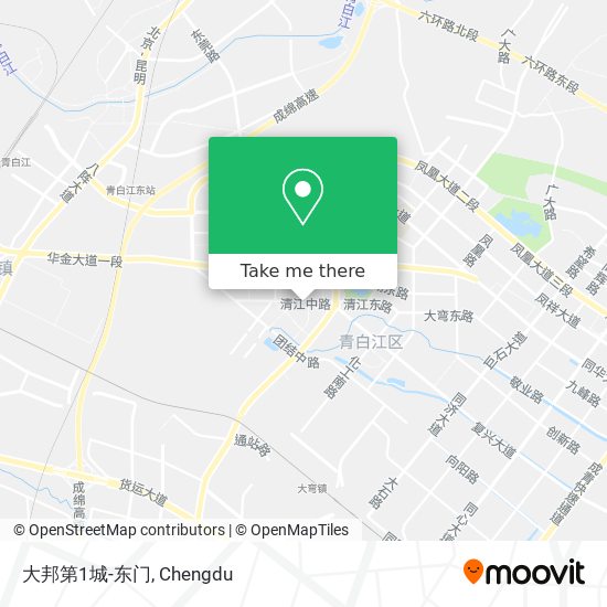 大邦第1城-东门 map