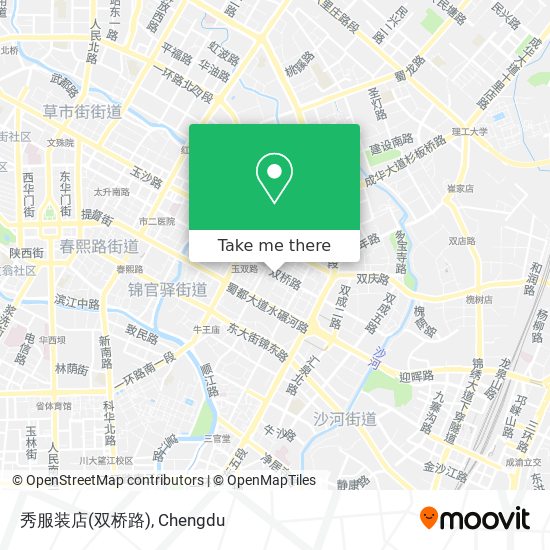 秀服装店(双桥路) map