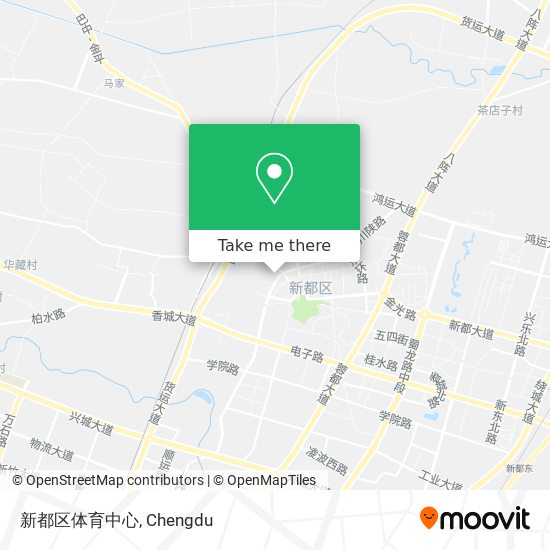 新都区体育中心 map