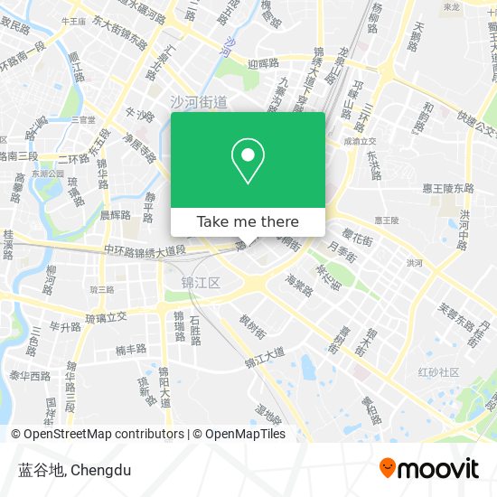 蓝谷地 map