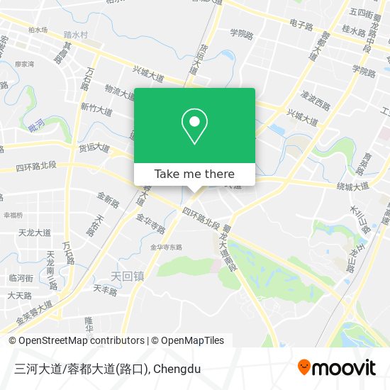 三河大道/蓉都大道(路口) map