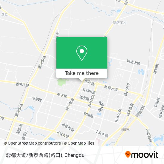 蓉都大道/新泰西路(路口) map