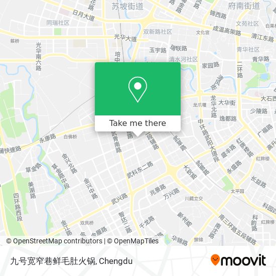 九号宽窄巷鲜毛肚火锅 map